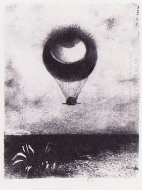 Het Oog Als Een Rare Ballon gaat naar Oneindig 1882