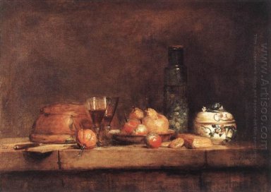 Nature morte avec vase d\'olives