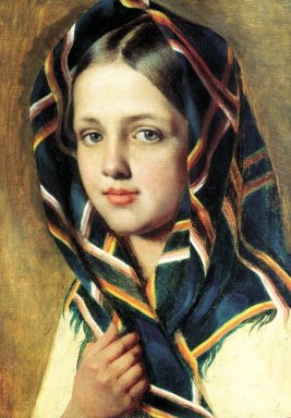 Muchacha en un pañuelo