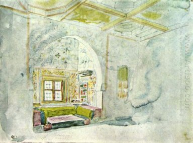Espaço da ameia no palácio da sultão de Meknes