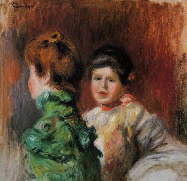 Étude de deux têtes de femmes 1895