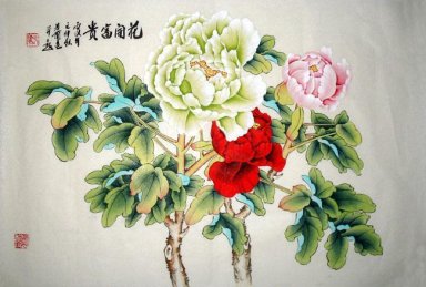 Peony - Lukisan Cina