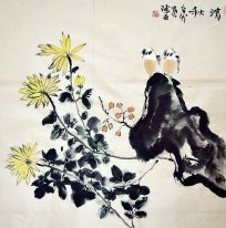 Pintura Chines - Crisântemo