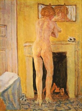 Nude junto à lareira 1913