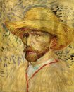 Autoportrait au chapeau de paille 1887