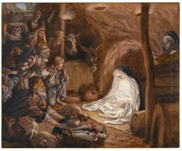 The Adoration Of The Shepherds Ilustrasi Untuk Kehidupan Chri