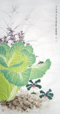 Vegetais - Pintura Chinesa
