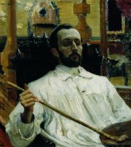 Portrait Of The Artist D N Kardovskiy 1897