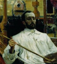 Ritratto dell'artista D N Kardovskiy 1897