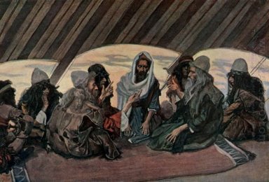 Jethro et Moïse Comme dans Exode 18 1900
