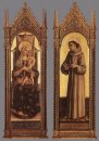 Vierge et l'Enfant , saint François d'Assise