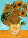 Vas Dengan Twelve Sunflowers Ii