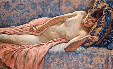 Etude De Desnudo Femenino 1914