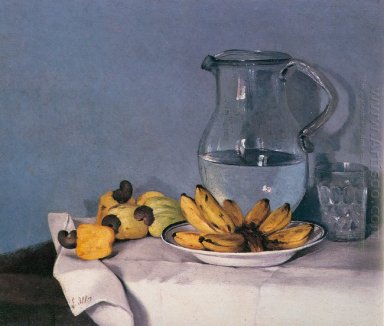 Nature morte de bananes, lanceur et Pajuiles