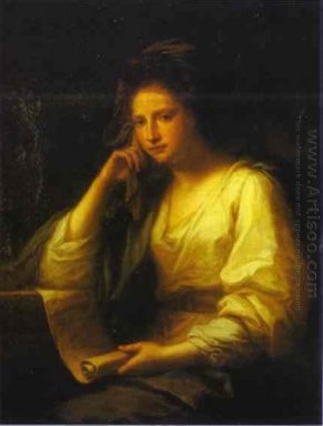 Retrato de uma jovem mulher como uma Sibila