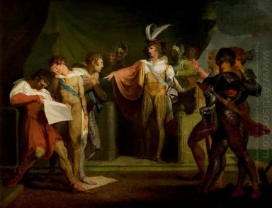 Enrico V \', Atto II, scena 2, Enrico V scoperta dei Conspirators