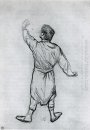 Man In Een T-shirt Van achter 1888