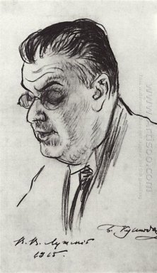 Портрет V Лужский 1915