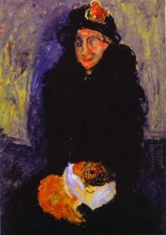 Old Mulher Com Cão