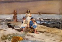 Enfants sur la plage