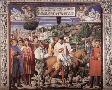Sant\'Agostino partenza per Milano 1465
