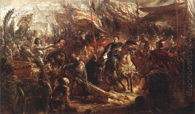 Sobieski Enviando mensagem da vitória ao papa