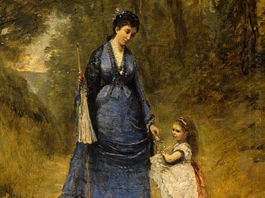 Madame Stumpf och henne dotter 1872