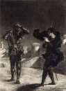 Hamlet voit le fantôme de son père 1843