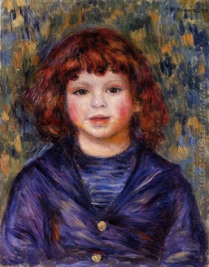Portret van Pierre Renoir In Een matrozenpakje