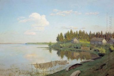 På sjön Tver Region 1893