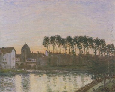 Sonnenuntergang bei Moret 1877