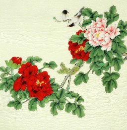 Peony - Lukisan Cina