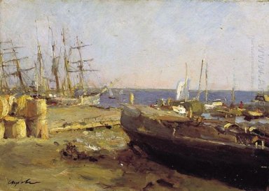 Navi che pescano nelle Arkhangelsk 1894