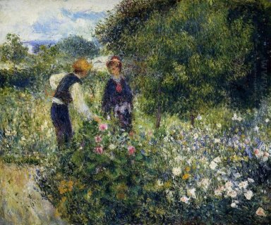 Plocka blommor 1875