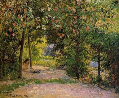 сад весной Eragny 1894