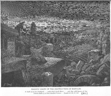 Jesaja S Vision von der Zerstörung von Babylon