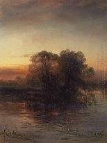 lagoa no crepúsculo 1879