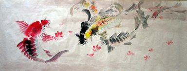 Fish - pittura cinese