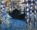 o Grande Canal de Veneza azul veneza 1874