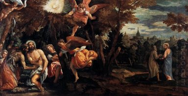 Taufe und Versuchung von Christus 1582