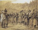PRESENTATION AV Bosses Rysk Officer och kaukasier 1864