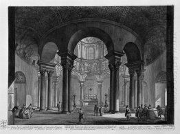 Visa av basilica St Sebastian utanför murarna In Rome O