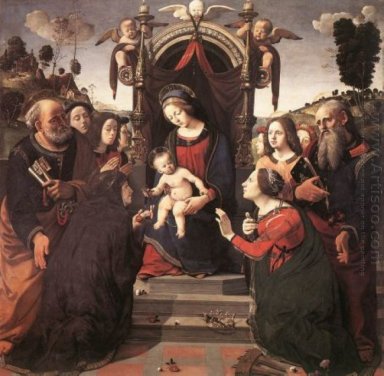 Mariage mystique de sainte Catherine d\'Alexandrie
