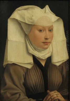 Portrait d\'une jeune femme dans un chapeau Épinglé 1435
