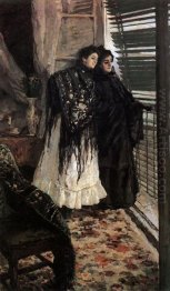 At The Balcony Spanish Women Leonora And Ampara 1889