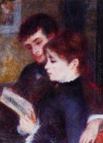 Lesen Paar Edmond Renoir und Marguerite Legrand 1877