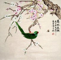 Magpie-Pole Jarak - Lukisan Cina