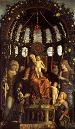The Virgin Of Victory (The Madonna And Child Enthroned Dengan En