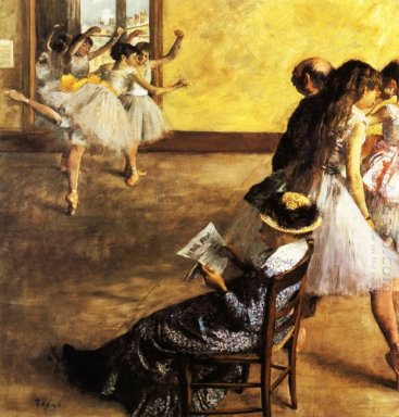 Ballet class de dance hall 1880