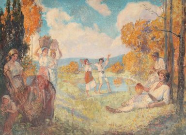 Herfst Allegorie (The Art en The Wine)